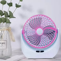 Joy-Super Mini Table Fan with LED Light JY