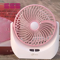 Joy-Super Mini Table Fan with LED Light JY