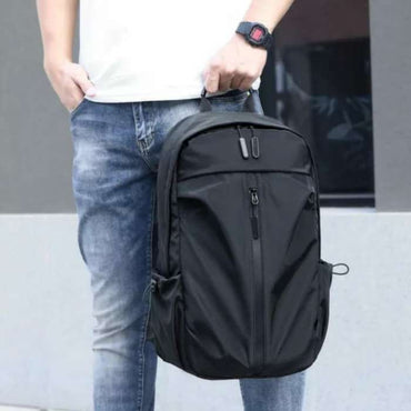 Moneybag Free ) Waterproof Multi- Laptop Backpack ( black color )