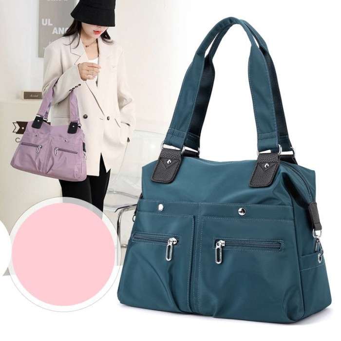 Women's Handbag Solid ( blue colour )