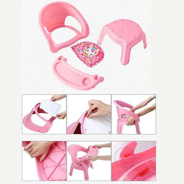 Children's Dining Chair With Plate Baby