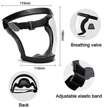 Full Face Safety Shield with Filter