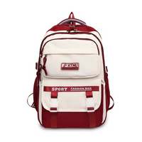Academy Style School Bag Book Bag Lightweight College Student Backpack
