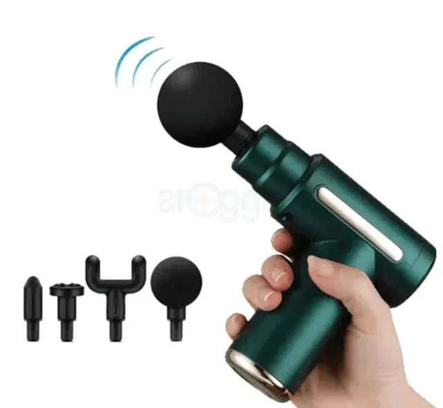 Powerful Handheld Massage Gun for Deep Tissue Relief - Compact & Elegant Design