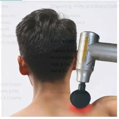 Powerful Handheld Massage Gun for Deep Tissue Relief - Compact & Elegant Design