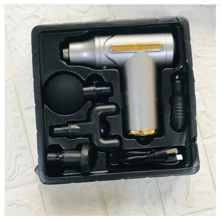 Powerful Handheld Massage Gun for Deep Tissue Relief - Compact & Elegant Design